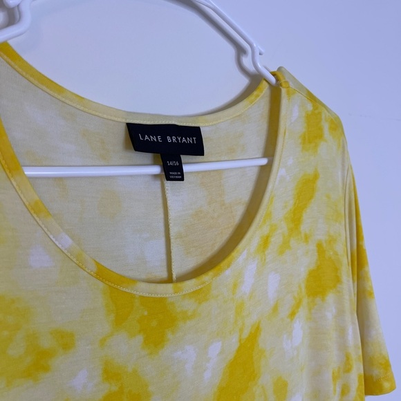 Lane Bryant Yellow Tie-Dye Dress - Picture 7 of 8